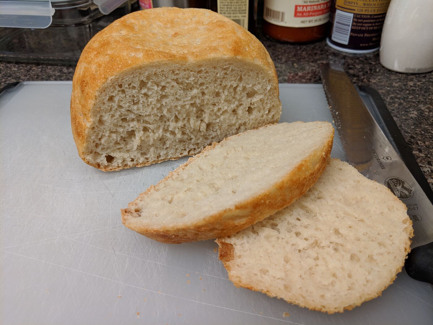Homemade Peasant bread, 2 round loaves in 3 hrs. Page 2 Baking