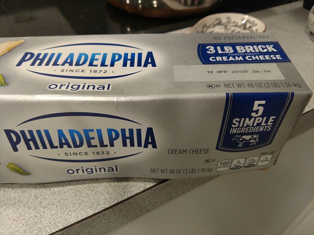 Costco Sized Philly Cream Cheese help! Baking, Sweets Hungry Onion