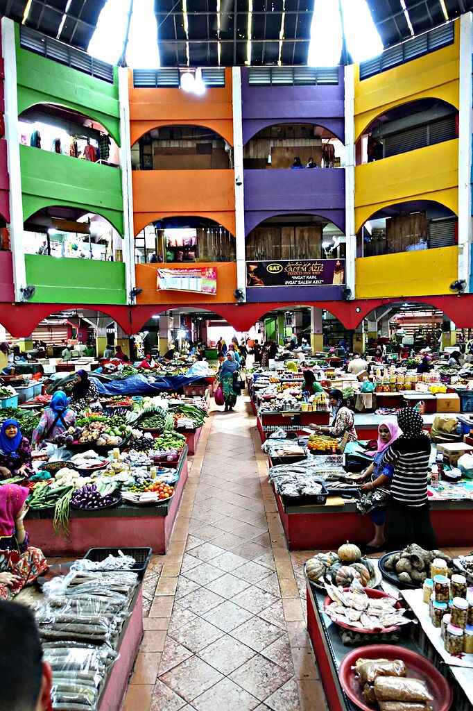 [Kota Bharu, Malaysia] Kelantan-style Laksa from Maheran, Pasar Besar