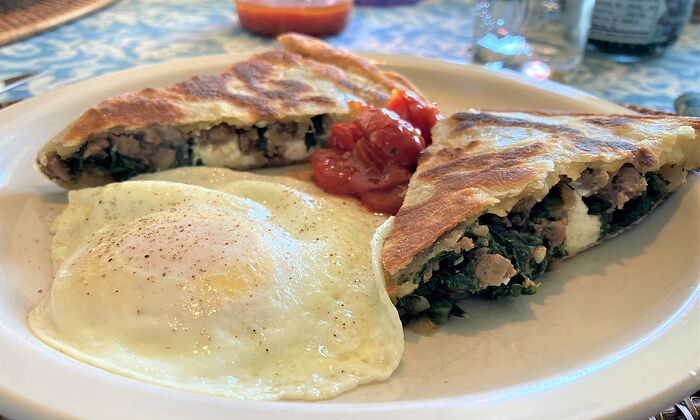 Gozleme and Eggs