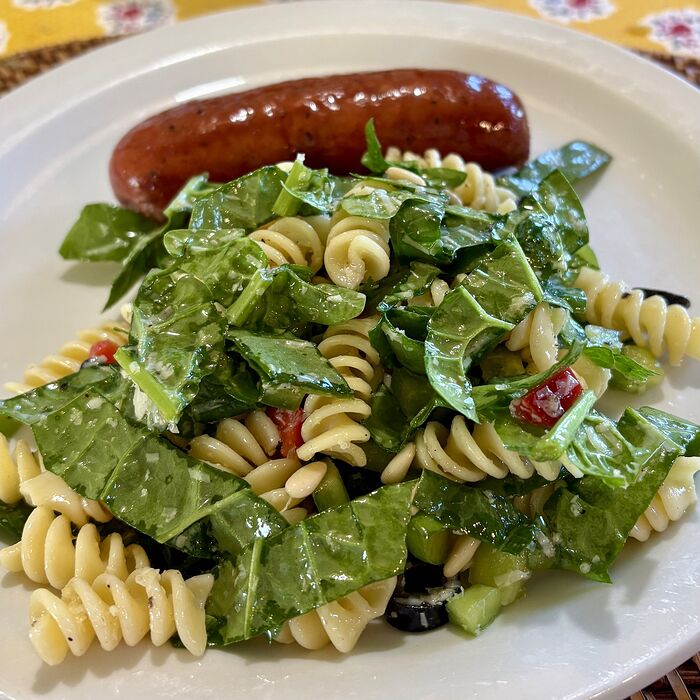 Grilled Sausage and Pasta Salad