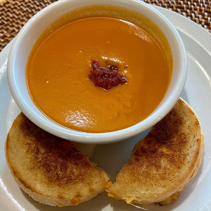 Grilled Cheese and Tomato Soup