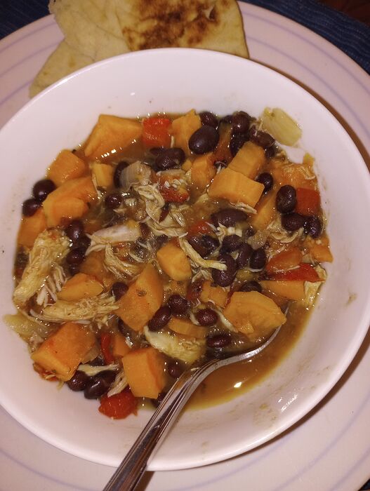 Oct 20 Brazilian black bean sweet potato stew