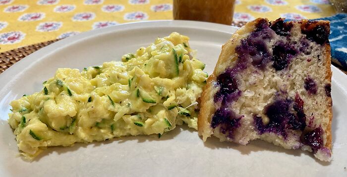 Zucc Scramble and BB Biscuit