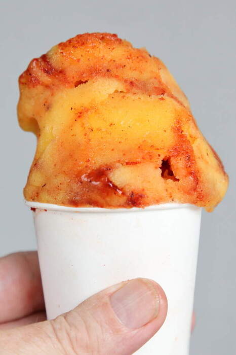 Nieve de mango con chile, Nieves Tia Mimi, Sunset Park, Brooklyn