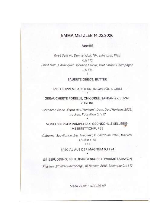 EMMA METZLER 14.02.2026