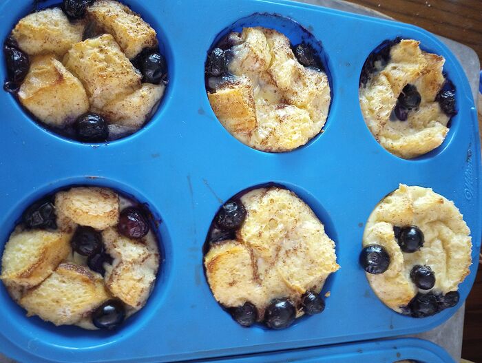 Aug 2 Blueberry French Toast cups (2)