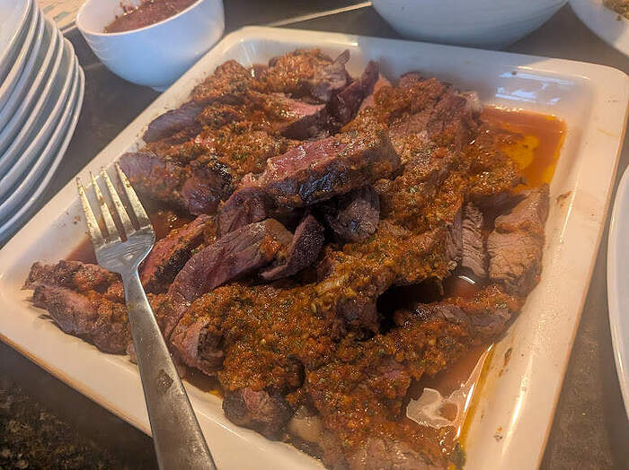 Stinson 25 Steak with Red Chimichurri
