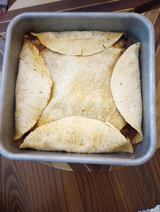 July 23 sheet pan quesadilla half recipe