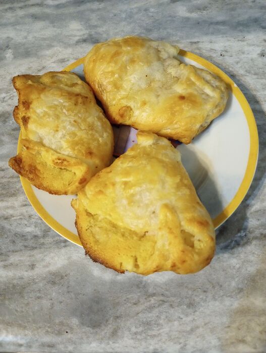 July 23 Nectarine Frangipane puff pastry hand pies