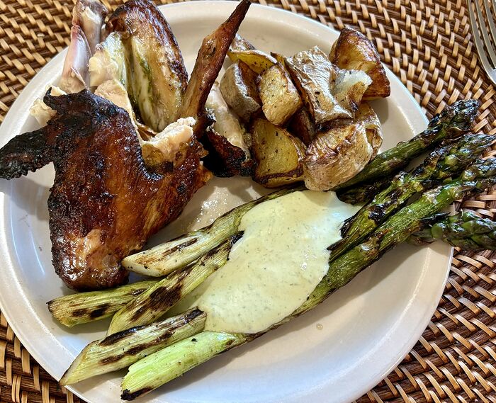 Green Goddess Chicken Dinner