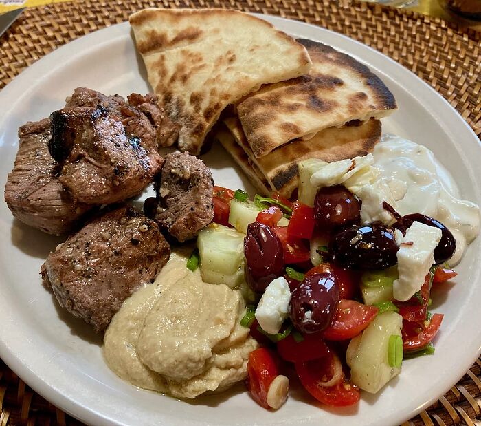 Lamb Kebab Dinner