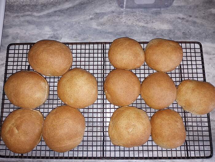 Jan 23 Whole Wheat burger buns