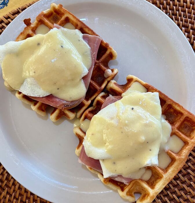 Savory Parmesan Waffles