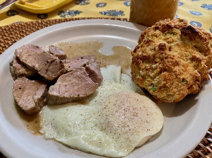 Biscuit Pork and Egg