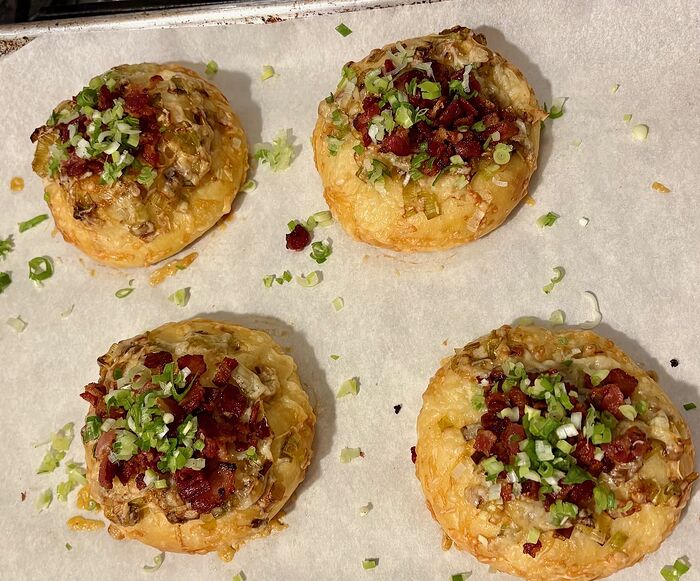 Savory Brioche Tarts