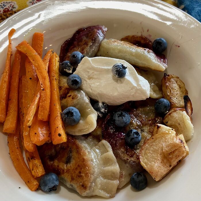 Blueberry Vareniki