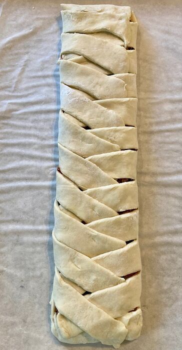 Sausage Plait Unbaked