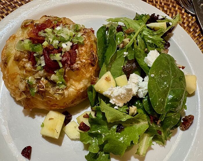 Savory Tarts and Salad