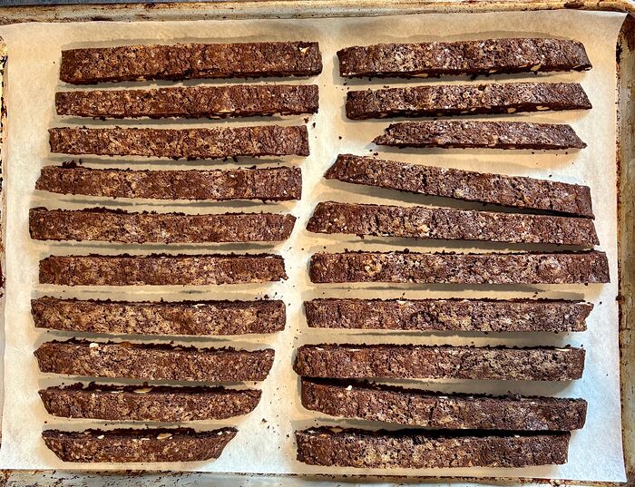 Choco Hazelnut Biscotti