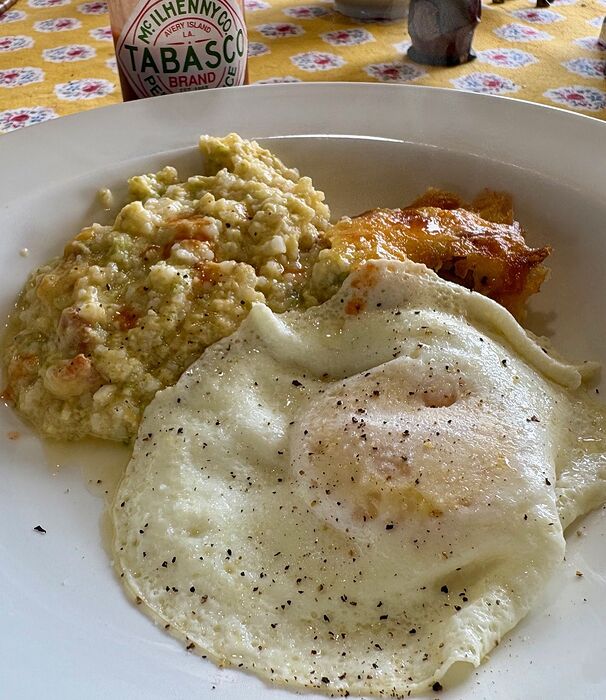 Baked Grits and Eggs