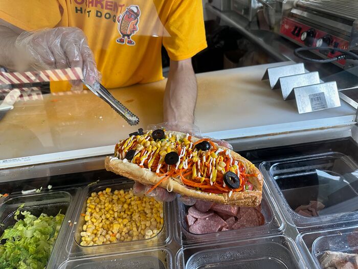 2025 - 07 - 25 - Toshkent Hot Dog a few black olives