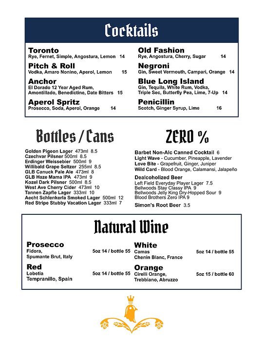 PIGEON++Menu+Cocktails+Wine
