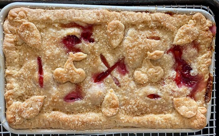 Sour Cherry Slab Pie