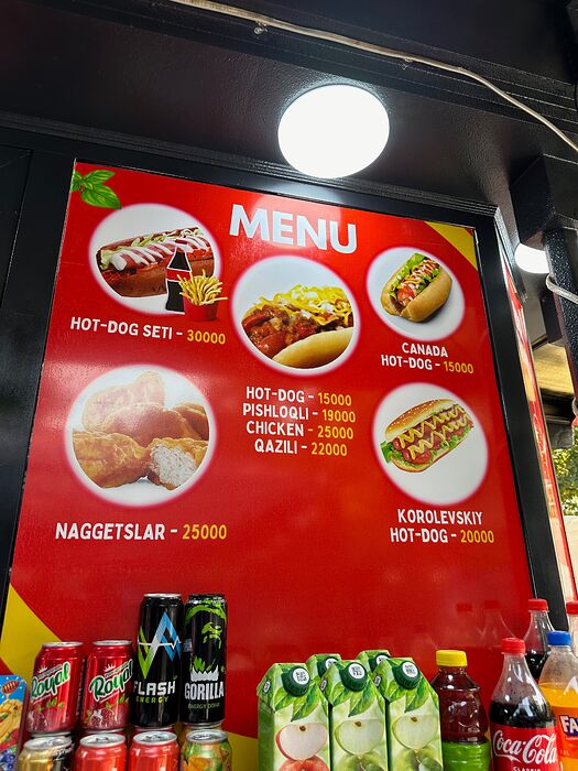 2024 - 09 - 15 - Broadway hot dog menu Canada dog set dog korolevskiy