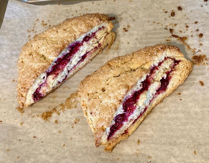 Raspberry Scones