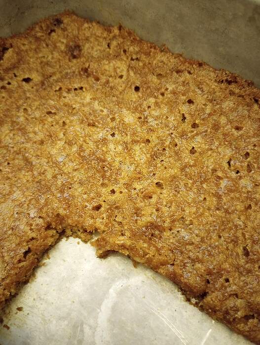 Pecan leftover filling and flour wih Orange cake for us Dec 7