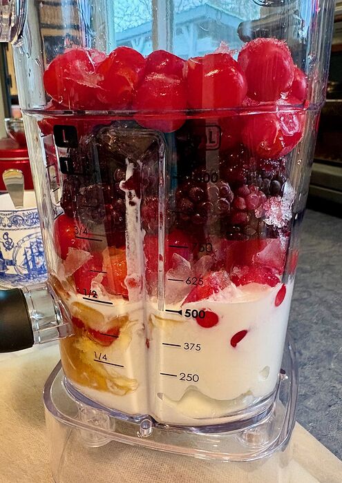 Stone Fruit and Berry Smoothie