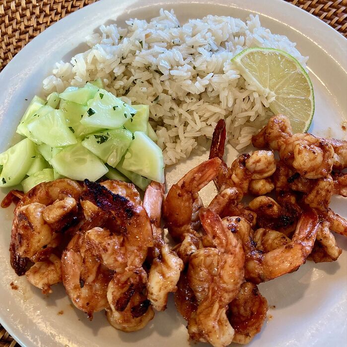 Chili Shrimp and Rice