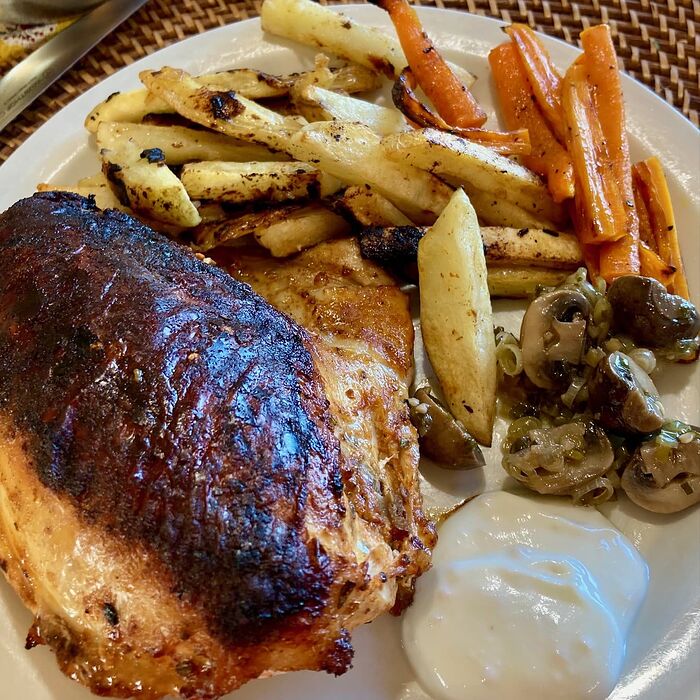 Paprika Chicken and Fries