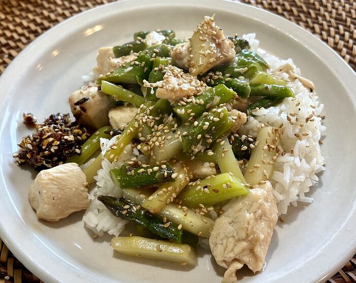 Chicken Asparagus Stir Fry II