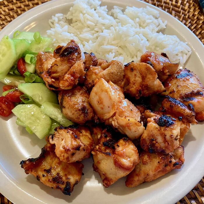 Grilled Chicken Kebabs
