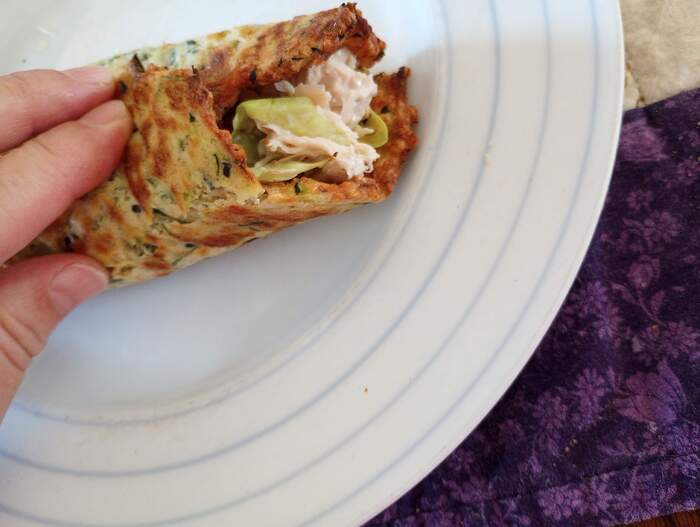 Mar 2 Zucchini Parm Caesar chicken wrap (1)