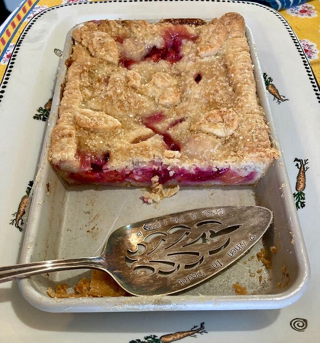 Sour Cherry Slab Pie