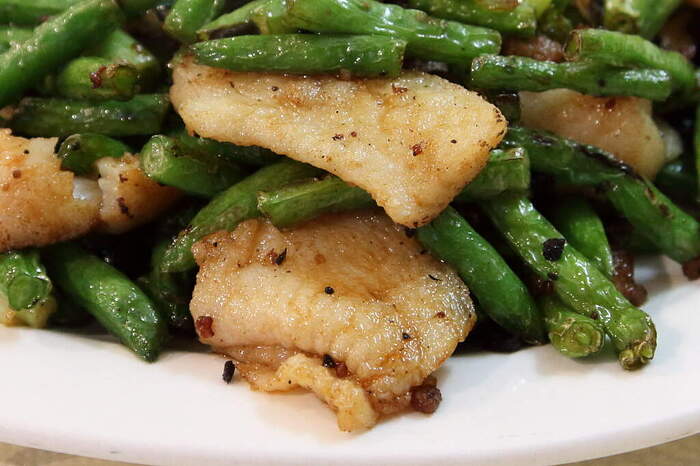 Sautéed grouper fillet country style, Yuanzaibing (aka King Kong NY), Mott St., Manhattan
