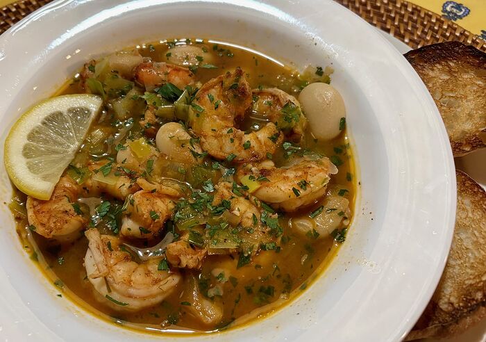 Shrimp and Bean Stew