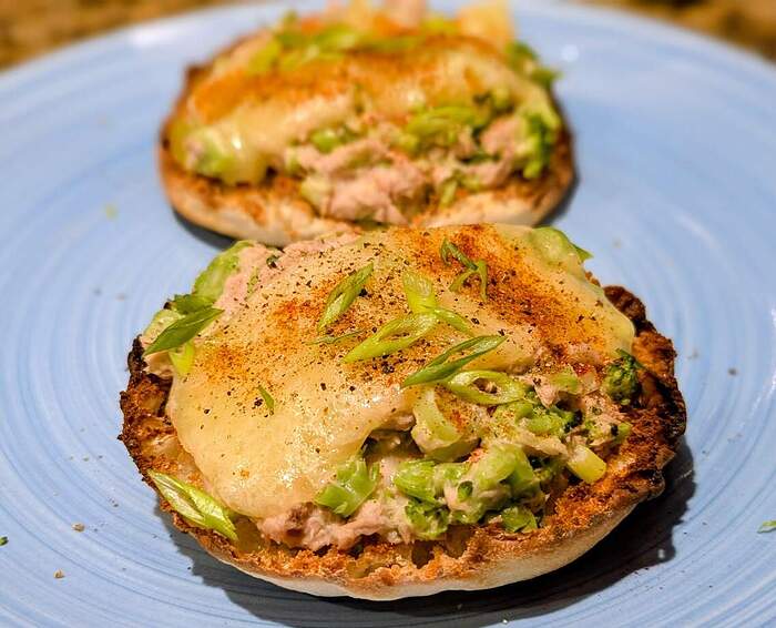 Tuna and broccoli melt