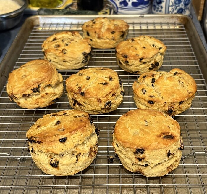 British Style Currant Scones