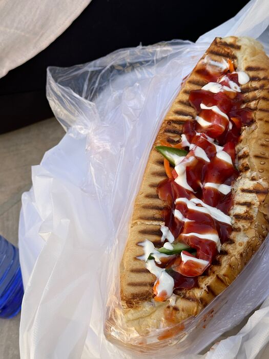 2024 - 09 - 10 - Bukhara Hot Dog with Two Sausages -