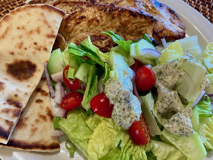 Chicken Gyro Salad