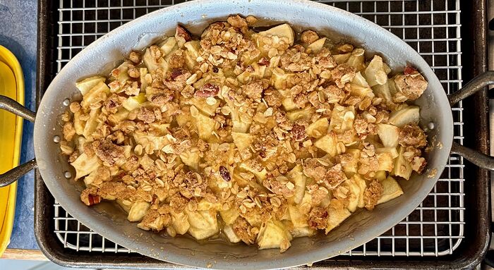 Three Apple Crumble