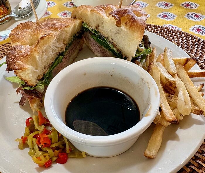 Roast Beef on Focaccia