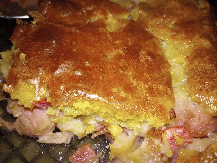 Jan 12 rhubarb upside down cake