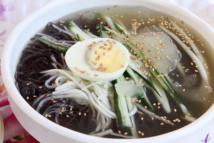 Mul nang-myun, Chung Moo Korean Restaurant, Flushing, Queens