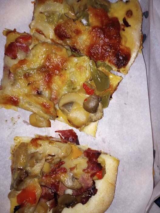 Oct 3 Philly Cheesesteak pizza