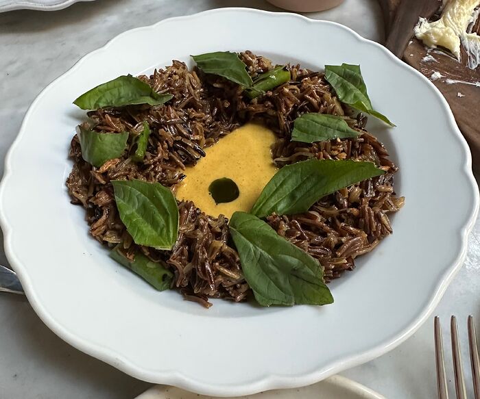2025 - 07 - 02 - Cafe Mado Ojibwe wild rice with summer squash